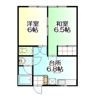 コーポ福田【2階】の間取り