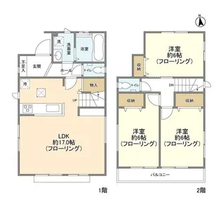 埼玉県川越市霞ケ関北5【一戸建】の間取り
