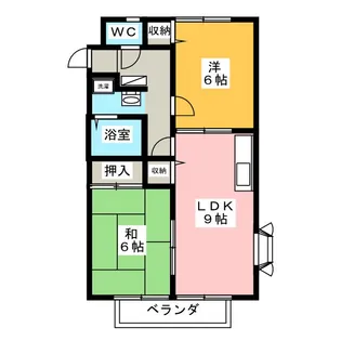 シャンボール青葉I【2階】の間取り