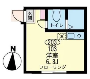 ユナイト上大岡エリーナ【2階】の間取り