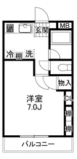 アシエヒルズ【2階】の間取り