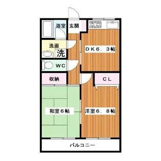 マンションLIVE【3階】の間取り