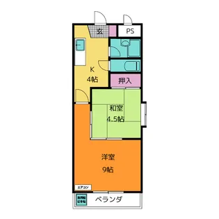 新日ビル豊明マンション【8階】の間取り