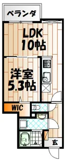 グローリア・ヒデ A【1階】の間取り