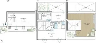 東京都港区虎ノ門5【マンション】の間取り