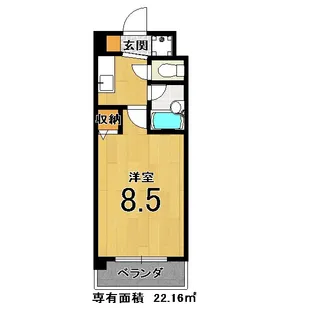 メゾン・チェリー【4階】の間取り