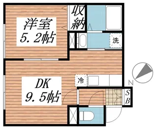 JULIO(フリオ)【2階】の間取り