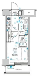 セジョリ横浜WESTII【2階】の間取り