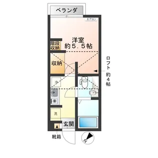 ビラパルマ【1階】の間取り