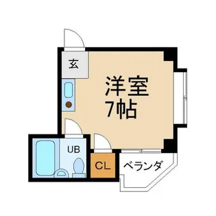 メゾンクリエイト香里園【1階】の間取り