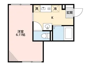 フルセイル八王子新町【2階】の間取り