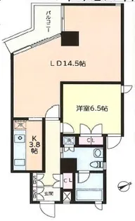 アッパルタメントベラヴィスタ【8階】の間取り