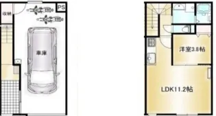 大阪府大阪市淀川区加島1【一戸建】の間取り
