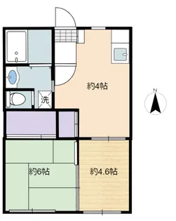 パティオ・グランメール【1階】の間取り