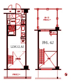 NTPRレジデンス菊名【4階】の間取り