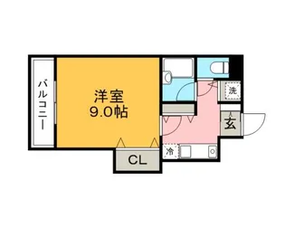 福岡県久留米市野中町【マンション】の間取り