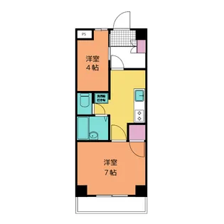 メルサージュ百合ヶ丘【3階】の間取り