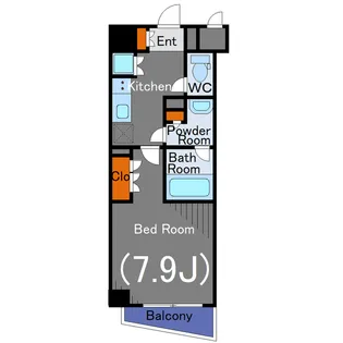 イルフィオーレ都立大学【6階】の間取り