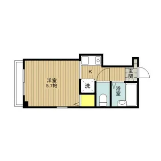 埼玉県さいたま市大宮区宮町5【アパート】の間取り