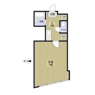 ウッドブリッジビル【3階】の間取り