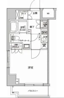 東京都墨田区石原1【マンション】の間取り