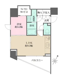 東京都渋谷区渋谷4【マンション】の間取り