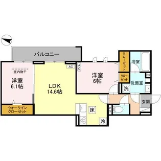 埼玉県さいたま市緑区大字中野田【アパート】の間取り