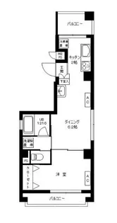 ファベル中野新橋【6階】の間取り