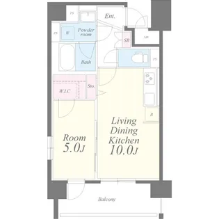 クリスタル丸の内【1階】の間取り