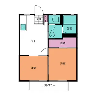 サンライフシバサキ【2階】の間取り