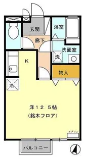 オーシャンベル【1階】の間取り