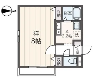 Meg牛込【3階】の間取り