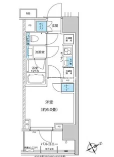 ザ・パークハウス浅草橋タワーレジデンス【2階】の間取り