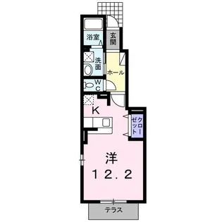カーサ プリマ【1階】の間取り