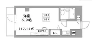 貝取学生会館【2階】の間取り