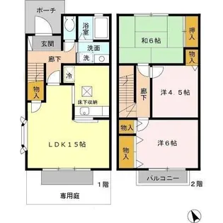 パルティーダ B棟の間取り