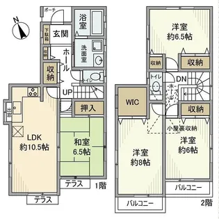 東京都昭島市宮沢町2【一戸建】の間取り