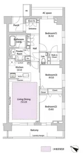 ソアラノーム荻窪天沼【4階】の間取り