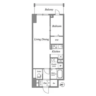 大阪府大阪市北区豊崎4【マンション】の間取り