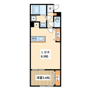 カインドネス相模原小山【3階】の間取り