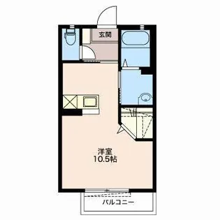 メゾンウィッシュ【1階】の間取り
