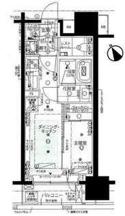 ピアース渋谷【9階】の間取り