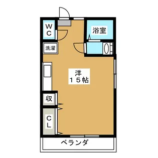 チェリニ国立【1階】の間取り