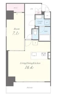 東京都台東区竜泉2【マンション】の間取り