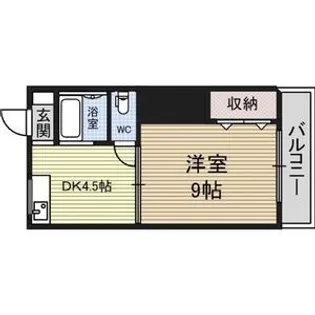 コーポ松重【2階】の間取り