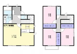 神奈川県横浜市都筑区茅ケ崎東3【一戸建】の間取り