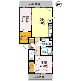 ルピナス【3階】の間取り