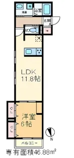 オンズボヌール【2階】の間取り