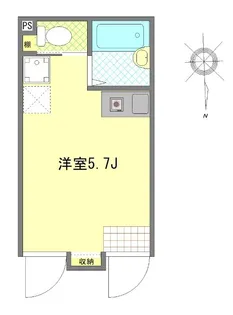 アペックス・東四ツ木【1階】の間取り