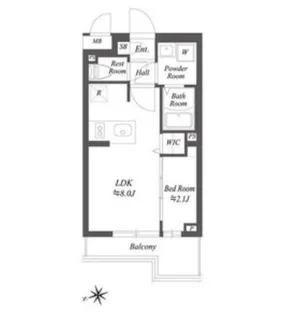 東京都世田谷区玉川台1【マンション】の間取り